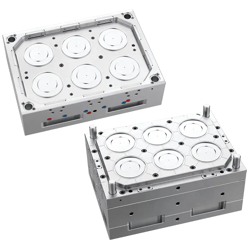 Food Container Mold is designed for food packaging applications requiring accurate molding and smooth finishes.